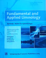 Ecological models in freshwater ecosystems